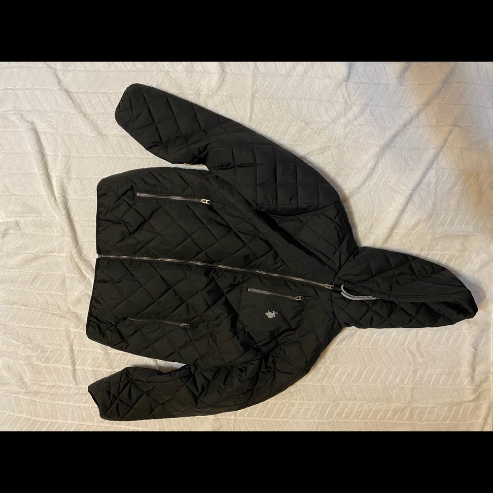 Black Polo Puffer Jacket